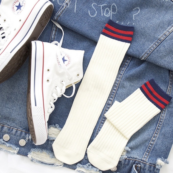 6 Pairs Cotton Sprout Women Mid Calf Socks - Picture 7 of 8